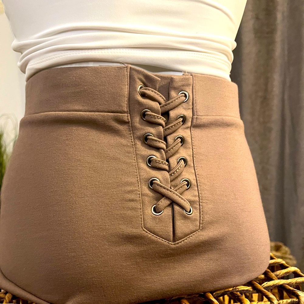 Taupe Skirt / Xs